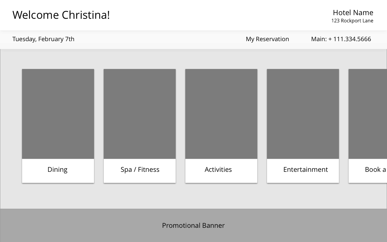 Square kiosk animation of placing an order